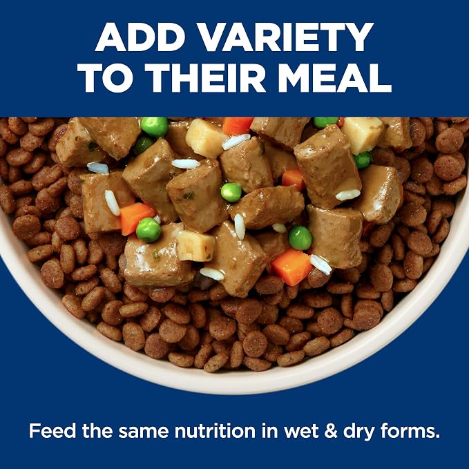 Hill's Science Diet Adult Perfect Weight Wet Dog Food | #1 Veterinarian Recommended, Vegetable & Salmon Stew, 12.5 oz. Cans, 12-Pack