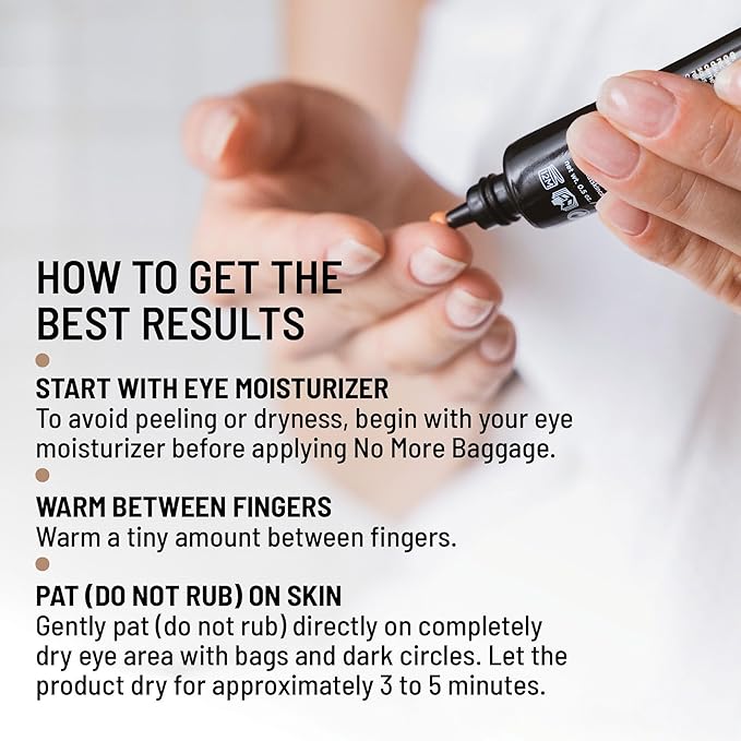 Dr. Brandt Needles No More, No More Baggage - Minimizes Under-Eye Bags, Puffiness & Dark Circles - 0.23 oz