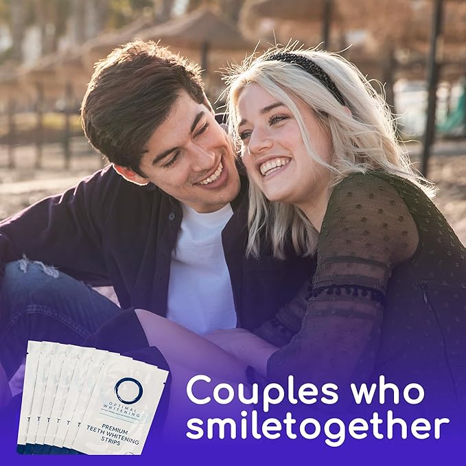 Teeth Whitening Strips for Sensitive Teeth | 14-Day Full Treatment Whitening Kit | Fast-Acting Whitening | Removes Tough Stains | Easy to Use, Comfortable Fit | Self Care & Personal Care Products