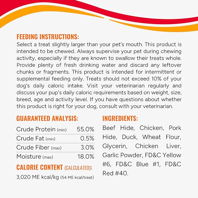 Good 'n' Fun Kabobs Long-Lasting Dog Treat Made With Real Protein, 24 oz | Premium Chicken, Pork and Beef Hide Chew, Supports Dental Health and Mental Stimulation, For Adult Dogs