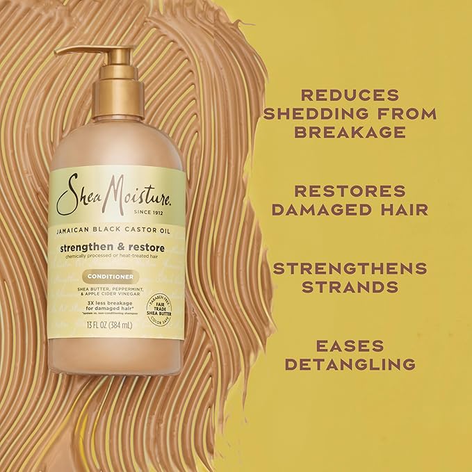 Shea Moisture Jamaican Black Castor Oil Strengthen, Grow & Restore Conditioner - 13 oz