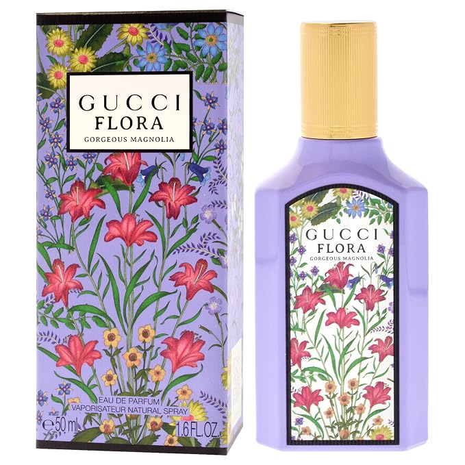 Gucci Flora Gorgeous Magnolia Eau De Parfum Spray for Women,1.6 Ounce