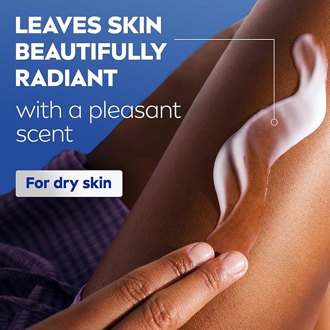 NIVEA Skin Firming Melanin Beauty & Hydration Body Lotion with Q10 and Argan Oil,Firmer Skin in as Little As Seven Days,16.9 Fl Oz Pump Bottle,(Pack of 2)
