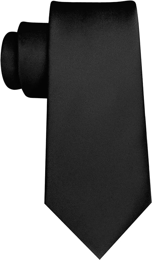 JEMYGINS Solid Color Tie Mens Necktie for Business and Wedding