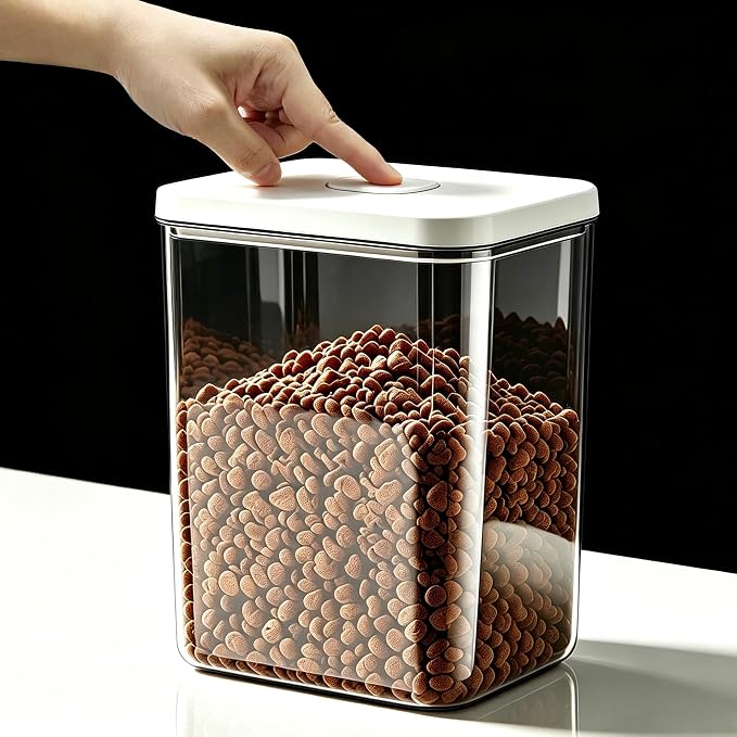 LivLab Mker Pet Food Storage Container With Lids & Cup