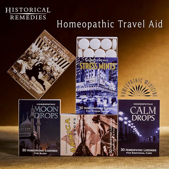Calm Drops Homeopathic Lozenges (3 Pack)| Natural Care for Emotional Stress Relief, Vegan & Gluten-Free Organic Vanilla Flavor Drops to Promote Relaxation and a Sense of Calm