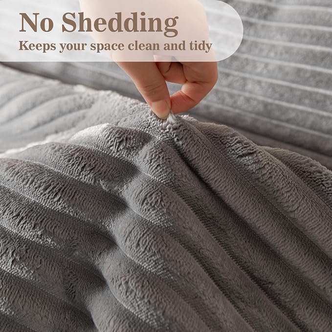 MYSKY HOME 100% Waterproof Couch Cover, Couch Covers for Dogs Washable, Non Slip Sectional Couch Covers, Couch Cover L Shape, Sofa Covers, Dog Bed Cover for Couch, Dark Grey, 35"x63"