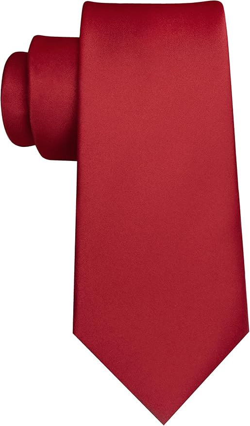 JEMYGINS Solid Color Tie Mens Necktie for Business and Wedding