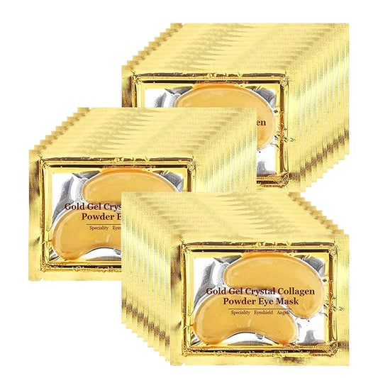 Adofect 30 Paris Under Eye Patches 24k Gold Under Eye Mask for Puffy Eyes and Dark Circles, Under Eye Bags Treatment Collagen Gel Pads for Beauty & Personal Care, Gold