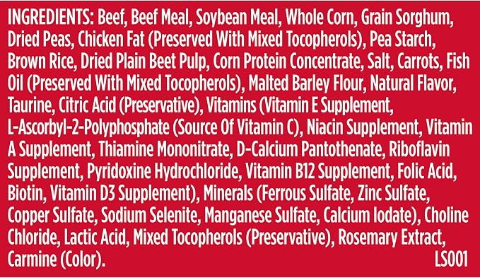 Nutrish Dry Dog Food, Beef, Pea & Brown Rice, 5 lb. Bag (Rachael Ray) | Complete & Balanced Nutrition for Adult Dogs, No Artificial Flavors, Veterinarian Reviewed Formula