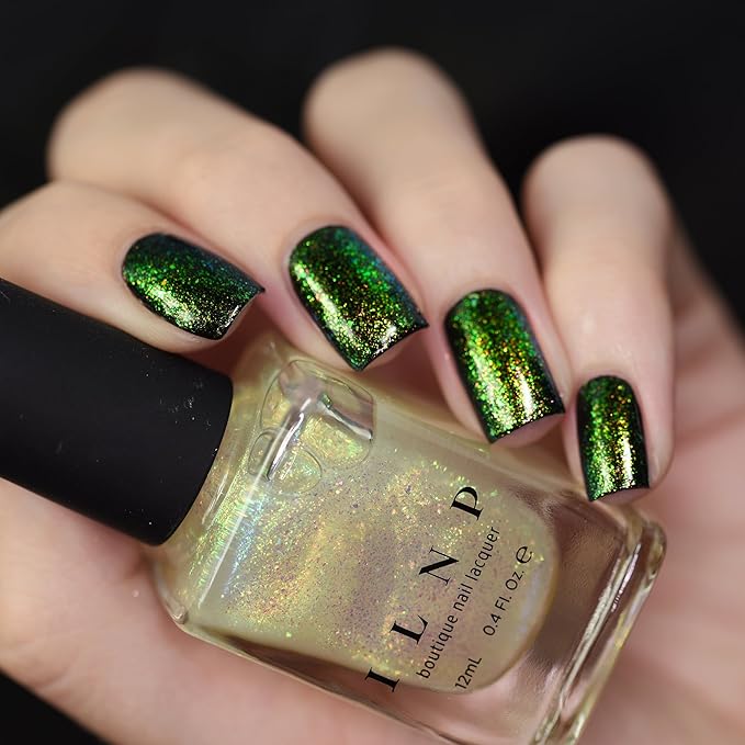 ILNP Head Start - Gold, Yellow, Green, Blue Iridescent Topper Nail Polish