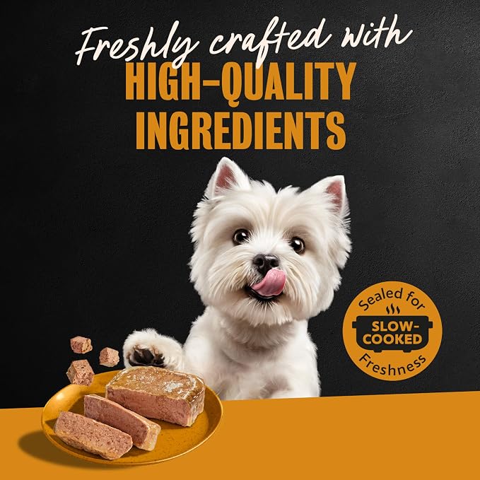 Cesar Classic Loaf in Sauce Wet Dog Food, Chicken & Veal, 3.5 oz, 24 Count | Made in USA, Real chicken #1 ingredient, no fillers/added sugar/artificial flavors, use as meal or topper, easy peel trays
