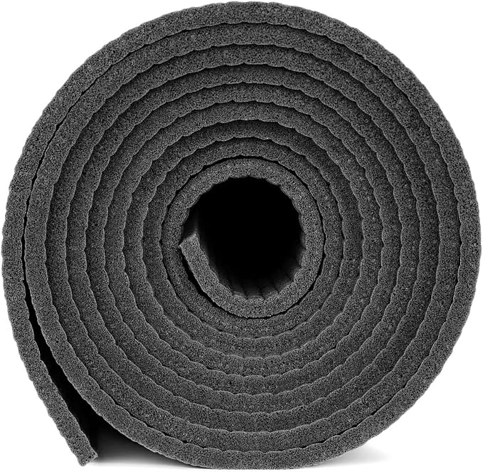 YogaAccessories 1/4" Thick High Density Deluxe Non Slip Exercise Pilates & Yoga Mat