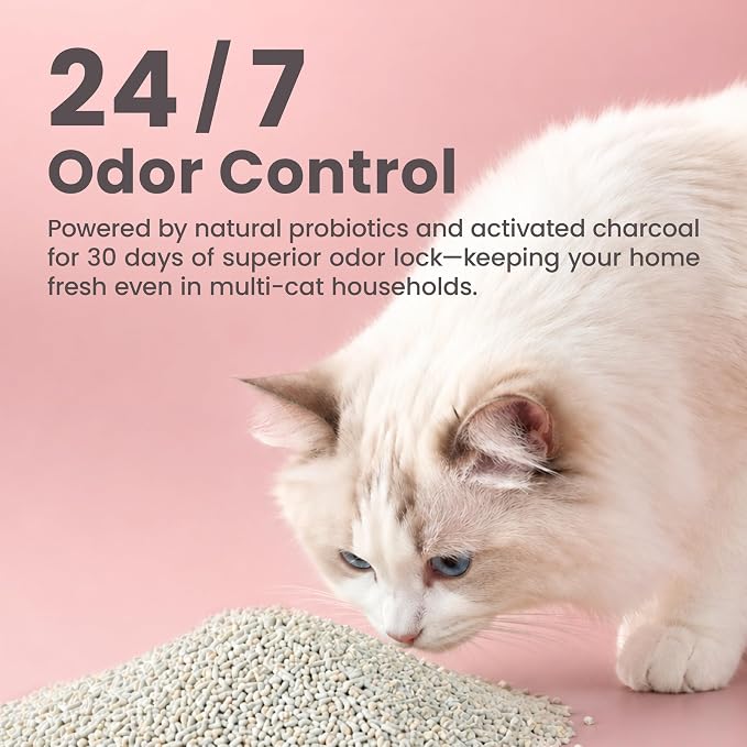 Lady N Tofu Cat Litter, Low Dust Compatible with Auto-Box Yosemite 9lb | Mini-Pellet Shape, Premium Clumping, Ultra Absorbent, Odor Control, Yosemite Scent, Woody Scent