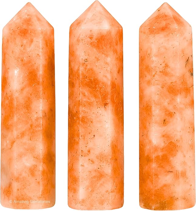 Amazing Gemstone Crystal Points Bulk Healing Crystals & Stones - Premium Single Terminated Healing Wand Point Bulk Crystals for Crafts, Crystal Grid, DIY Work