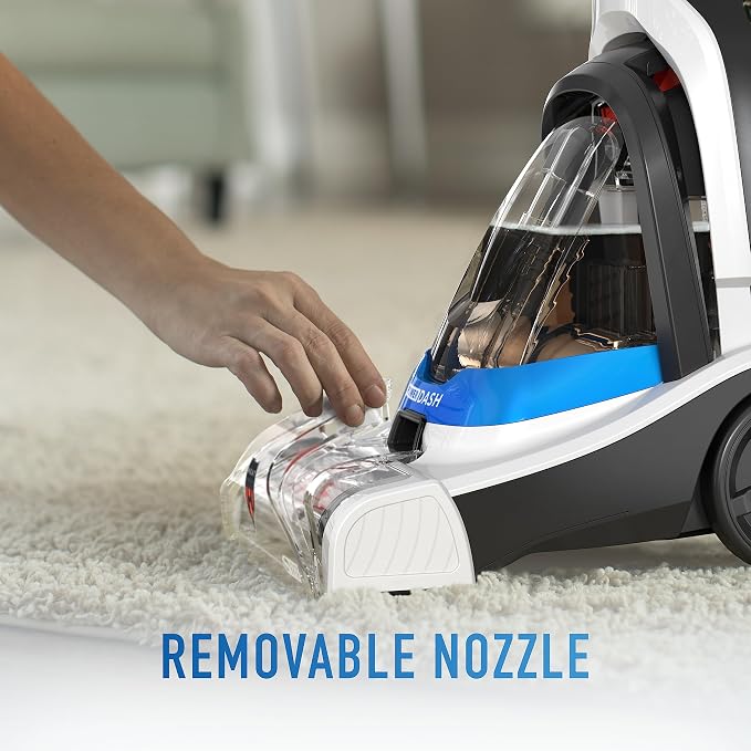 Hoover PowerDash Pet Compact Carpet Cleaner Machine, Lightweight Design | HeatForce Fast Drying, Antimicrobial Brush Roll, Pair with a Hoover Carpet Cleaner Solution