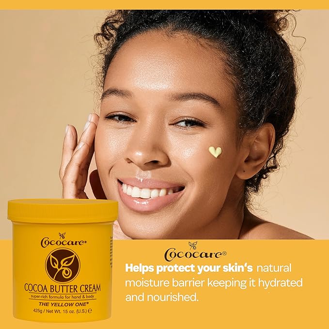 Cococare Cocoa Butter Cream, 15 oz (Pack of 2)