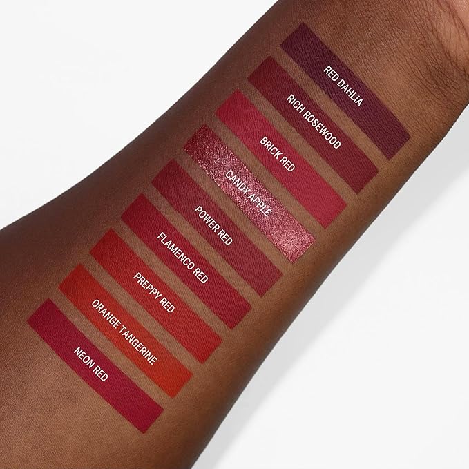 Aromi Maroon Burgundy Liquid Lipstick | Long-Lasting, Dark Red Lip Color for Women, Vegan, Bordeaux Wine Shade, Waterproof (Red Dahlia)