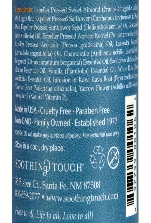 Soothing Touch Bath & Body Oil, Rest/relax - 8 Oz