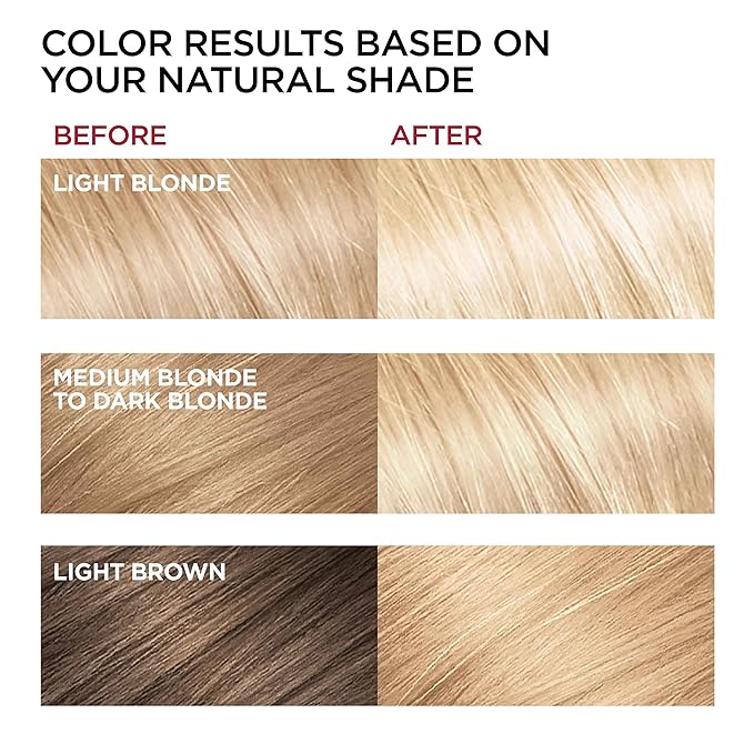L'Oreal Paris Superior Preference Fade-Defying + Shine Permanent Hair Color, LB02 Extra Light Natural Blonde, Pack of 1, Hair Dye
