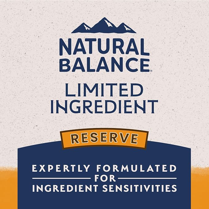 Natural Balance Limited Ingredient Adult Grain-Free Dry Dog Food, Reserve Duck & Potato Recipe, 22 Pound (Pack of 1)