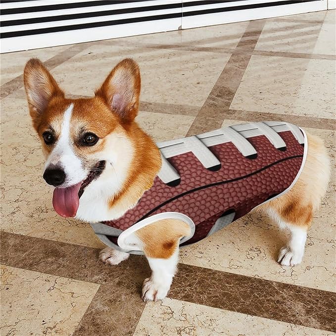 Fashion Puppy T Shirt Vest Soft Light Weight Shirt Cool Football Fashion Dog Cat Sweatshirt