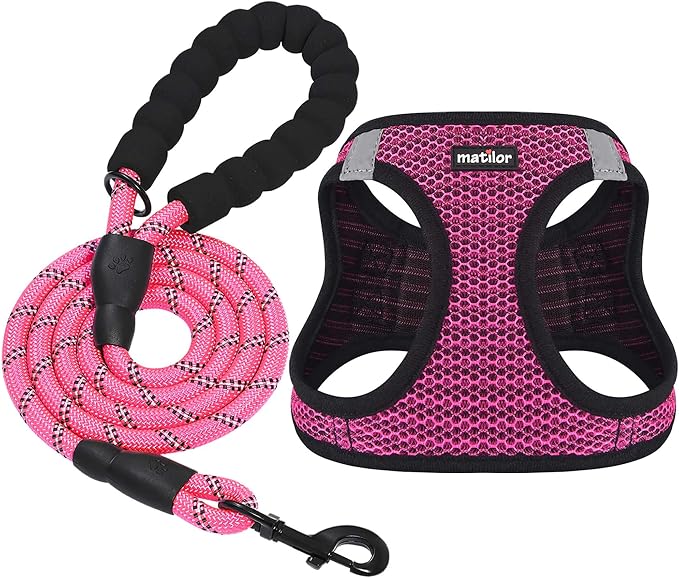 Dog Harness Step-in Breathable Puppy Cat Dog Vest Harnesses for Small Medium Dogs