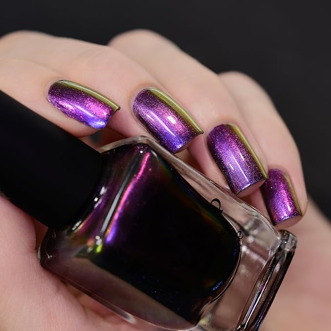 ILNP Tilted - Purple, Magenta, Orange, Green Color Shifting Ultra Chrome Nail Polish