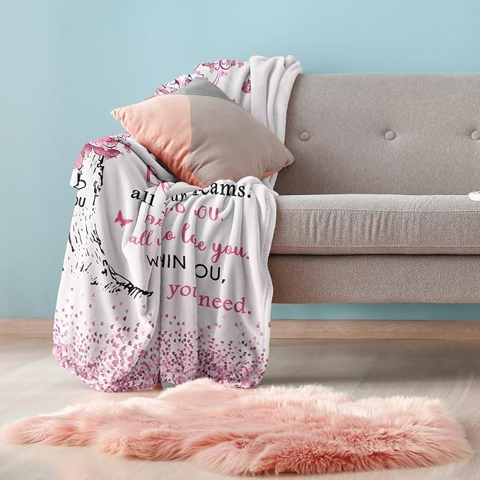 Vuinezo Birthday Gifts for Women Blanket 50"X60" | Birthday Gifts for Girls/Mom/Sister/Wife，Gifts for Her Birthday, Bday Gift for Her