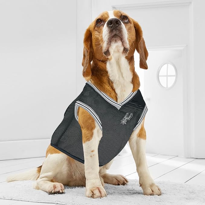 NBA SAN ANTONIO SPURS DOG Jersey, Small - Tank Top Basketball Pet Jersey