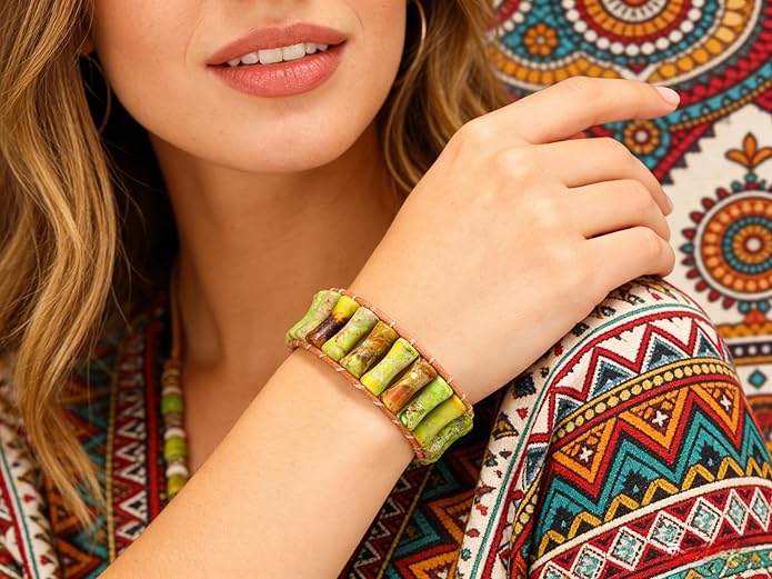 Inspirational Gifts Healing Bracelets for Women，Get Well Soon Encouragement Gifts for Women Friends Sister Mom，Handmade Natural Stone Healing boho Friendship Jewelry for women