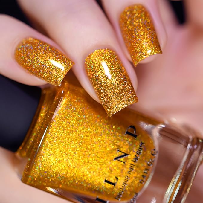 ILNP Sunglow - Glowing Gold Holographic Nail Polish