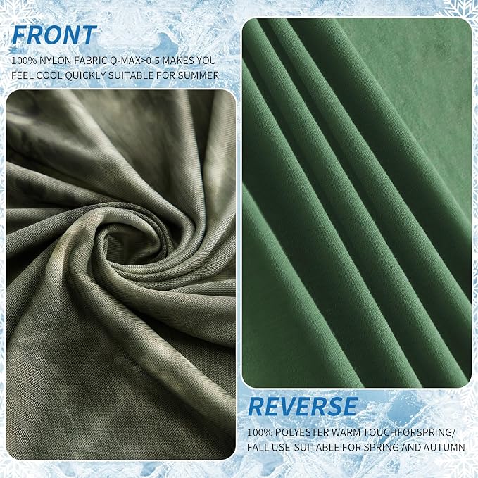 Guohaoi Cooling Blanket for Hot Sleepers and Night Sweats 90"x108" King | Arc-Chill Q-Max >0.5 Cool Fiber,100% Oeko-Tex Certified Lightweight Summer Blanket for Travel/Outdoor Ultra Cold Breathable