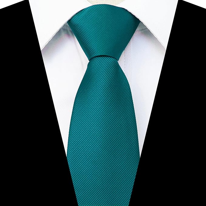 JEMYGINS 3.15“Solid Color Pre-tied Adjustable Necktie for Business and Wedding