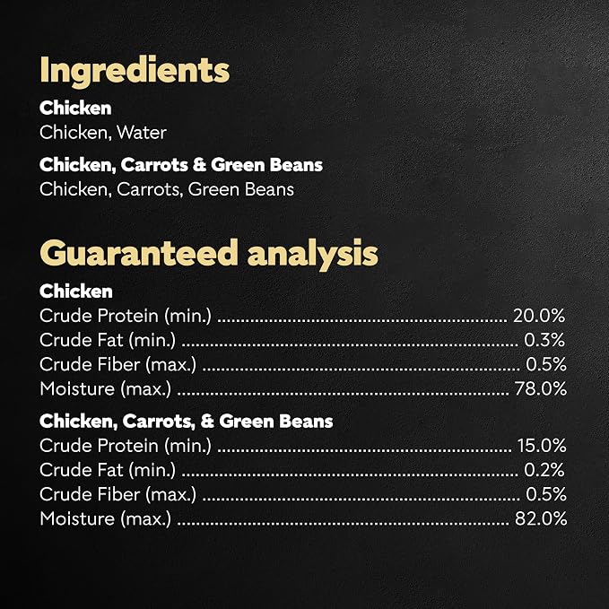 Cesar Simply Crafted Dog Food Toppers Variety, 1.3 oz, 8 Count, 2-Pack | Real chicken #1 ingredient, 5 key ingredients or less, slow-cooked, mix with dry food or serve alone, single-serve tubs