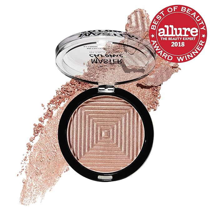 Maybelline New York Facestudio Master Chrome Metallic Highlighter Makeup, Molten Rose Gold, 0.24 Ounce (Pack of 2)