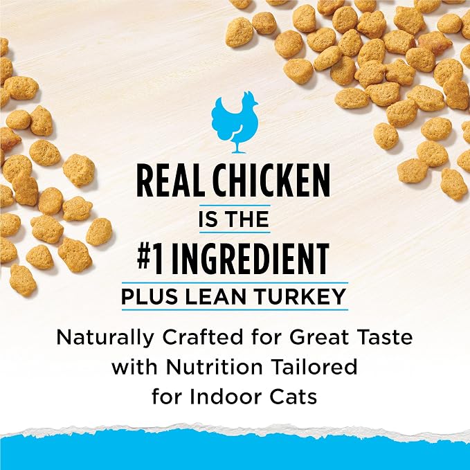 Purina Cat Chow Hairball, Healthy Weight, Indoor, Natural Dry Cat Food, Naturals Indoor - (Pack of 4) 3.15 lb. Bags