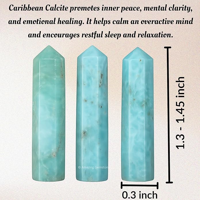 Amazing Gemstone Crystal Points Bulk Healing Crystals & Stones - Premium Single Terminated Healing Wand Point Bulk Crystals for Crafts, Crystal Grid, DIY Work