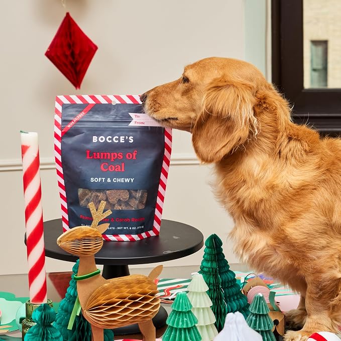 Bocce’s Bakery Holiday Soft & Chewy Bundle Dog Treats, All-Natural Wheat-Free Christmas Dog Treats, 6 oz (Pack of 3) | Oven Baked, Wheat-Free Everyday Dog Treat Cookies - Made with Real, Limited Ingredients and Baked in The USA