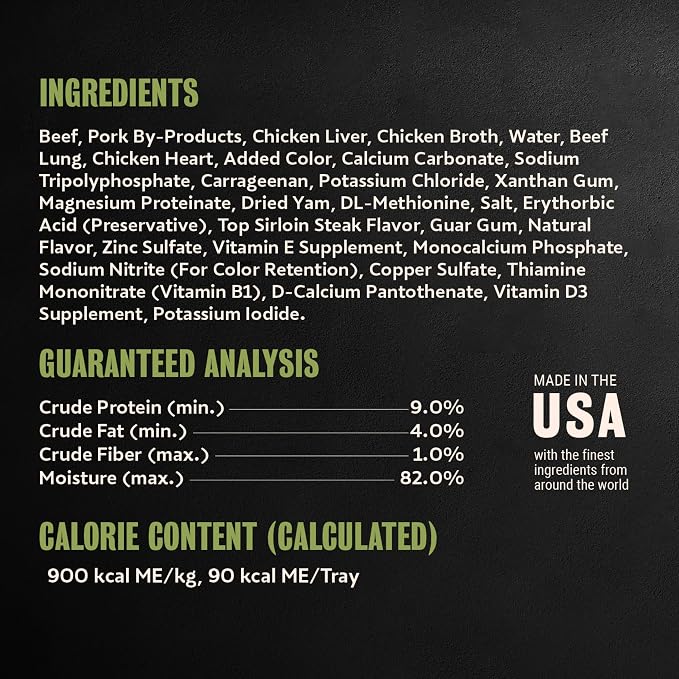 Cesar Classic Loaf in Sauce Wet Dog Food, Top Sirloin, 3.5 oz, 24 Count | Made in USA, Real beef #1 ingredient, no fillers or artificial flavors, 100% complete & balanced, easy peel trays