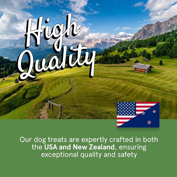 TRMC Real Meat Dog Treats - Two 12oz Bag of Bite-Sized Air-Dried Beef Jerky for Dogs - Grain-Free Jerky Treats with 95% Free-Range, Grass Fed Beef - All-Natural High Protein Treats