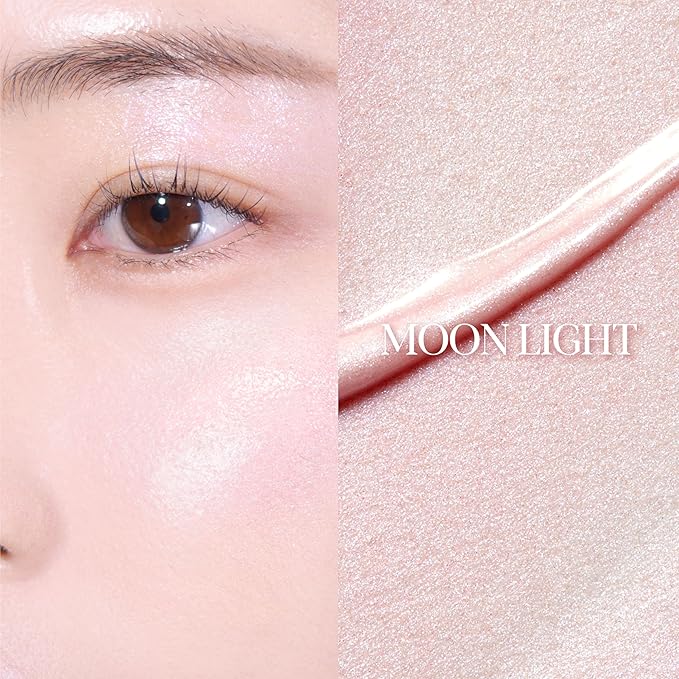 Espoir Be Glow Shading Stick Highlighter #2 Moonlight│Creamy Solid Texture & Smooth Gliding on Face with Hyaluronic Peptide, Natural Contour Color for Daily Radiant Makeup, Subtle Shimmering