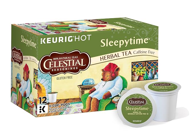 Celestial Seasonings Sleepytime Herbal Tea, Keurig Single-Serve K-Cup Pods, 72 Count