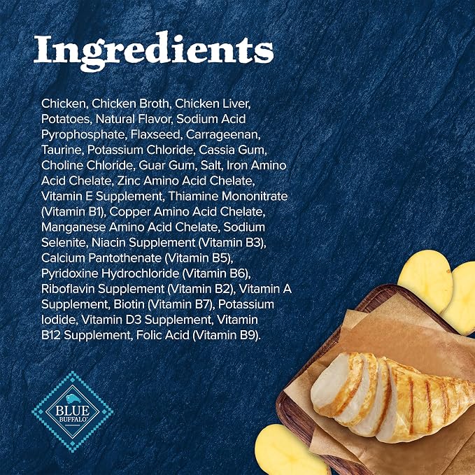 Blue Buffalo Wilderness Wild Delights Meaty Morsels Wet Cat Food,High-Protein & Grain-Free,Made with Natural Ingredients,Chicken & Turkey Recipe in Tasty Gravy,3-oz. Cans,(Pack of 48)