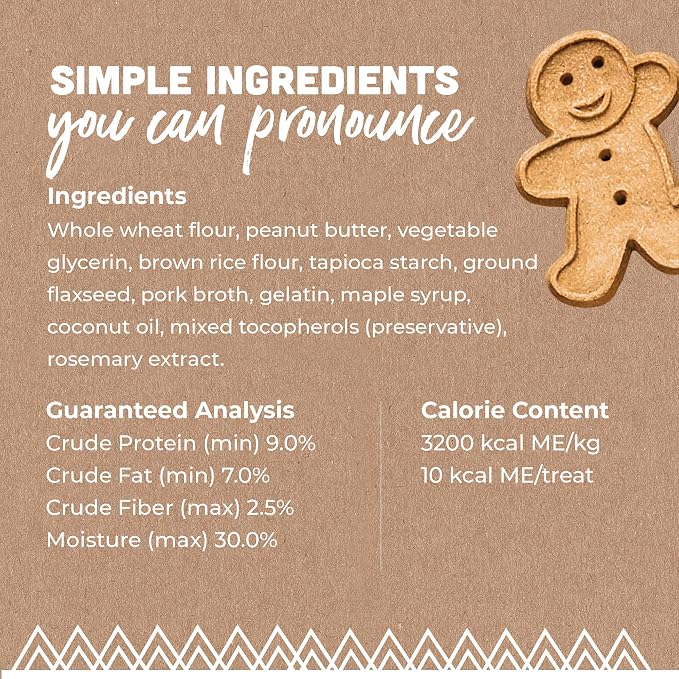 TIKI PETS Buddy Biscuits Softies 8 oz Pouch, Soft & Chewy, Natural Peanut Butter Flavor Dog Treats, Oven Baked in The USA (Pack of 3)