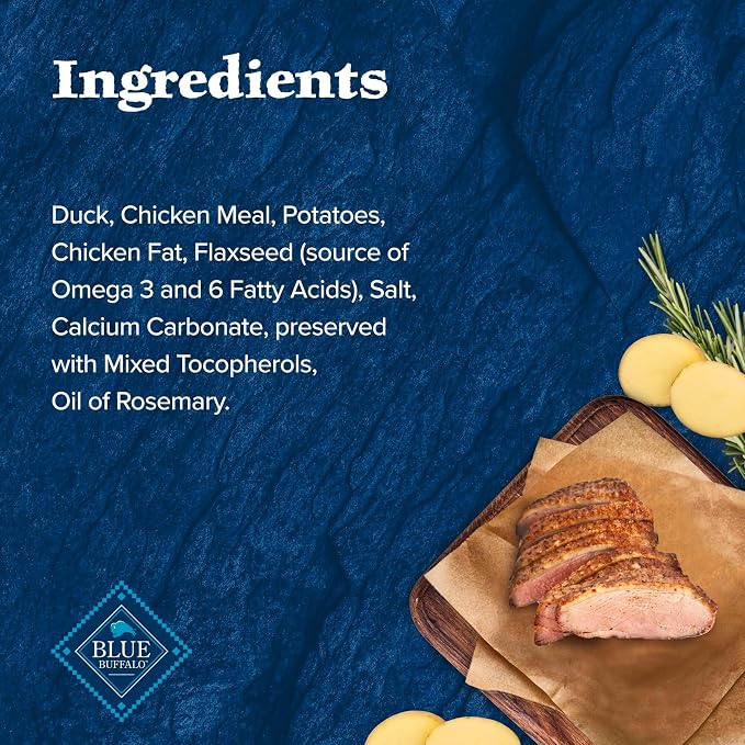 Blue Buffalo Wilderness Trail Treats Duck Crunchy Dog Biscuits, 36 oz | Real Duck #1 Ingredient, High Protein & Grain-Free Dog Snacks, Great for Training, No Artificial Preservatives