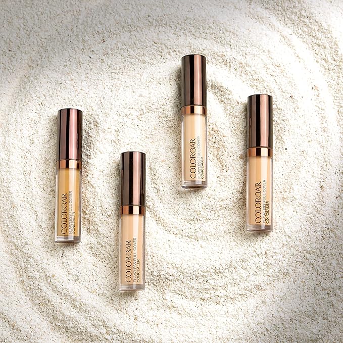 Colorbar Flawless Full Cover Concealer - Face Makeup Concealer with Liquid-to-Powder Formula - Hides Scars and Discoloration - 004 Silk - 0.2 oz