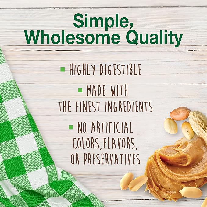 Nylabone Healthy Edibles Dog Treats, Peanut Butter Flavor, X-Large | Natural dog chews, occupying & long lasting dog treats, made in the USA, highly digestible, dog bones for large dogs 50+ lbs