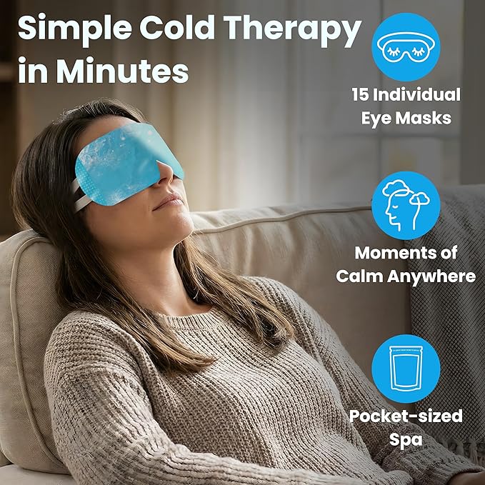 Lure Essentials CHILL Eye Mask and Steam Eye Mask (Bundle)