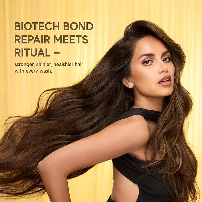 Indie Wild Champi Bond Repair Shampoo, Hair Fall Control and Scalp Cleanser with 21 Ayurvedic Herbs, 300 ml